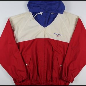 Vintage 90s Polo Sport Ralpb Lauren Windbreaker